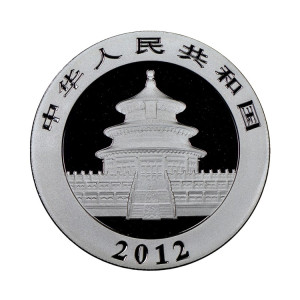 2012 China Panda Silver Coin, 1 oz. 2012 China Panda Silver Coin, 1 oz.