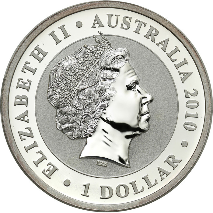 Australian Koala 2010 Silver Coin, 1 oz - obverse Australian Koala 2010 Silver Coin, 1 oz - obverse