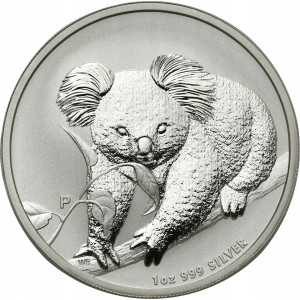 Australian Koala 2010 Silver Coin, 1 oz - reverse side