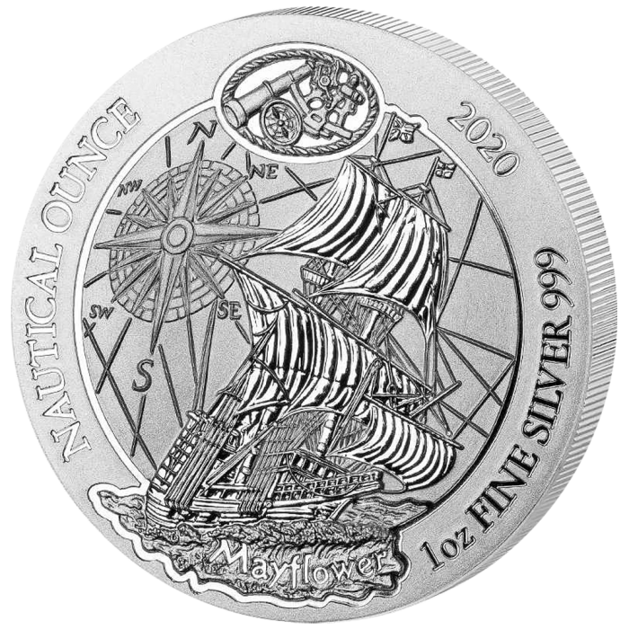 Rwanda Mayflower 2020 1oz - reverse side Rwanda Mayflower 2020 1oz - reverse side