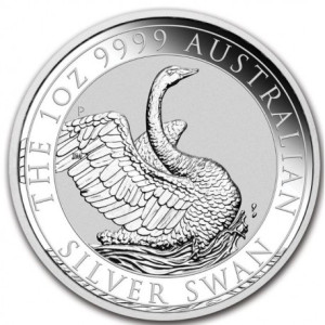 2020 Australian Swan Silver Coin, 1 oz - reverse side