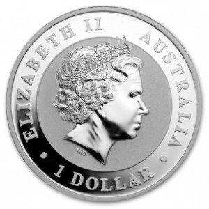 Australischer Koala Silbermünze 2011, 1 oz - Rückseite
