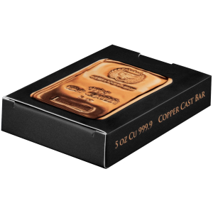 Germania Mint Copper Bar, 5 oz bar