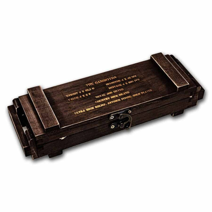 Srebrna Moneta Die Gangster: Al Capone 2021, 2 uncje - etui