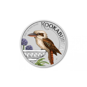 WMF Australischer Kookaburra 2022 Silbermünze, 1 Unze - Rückseite