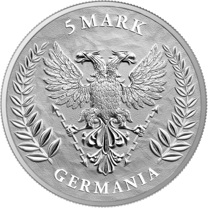 Srebrna Moneta Germania 2024, 1 uncja - awers Srebrna Moneta Germania 2024, 1 uncja - awers