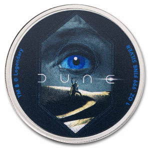 Diuna 2: Blue Eyes Paul Silver Medal, 1 oz - reverse 2 Diuna 2: Blue Eyes Paul Silver Medal, 1 oz - reverse 2