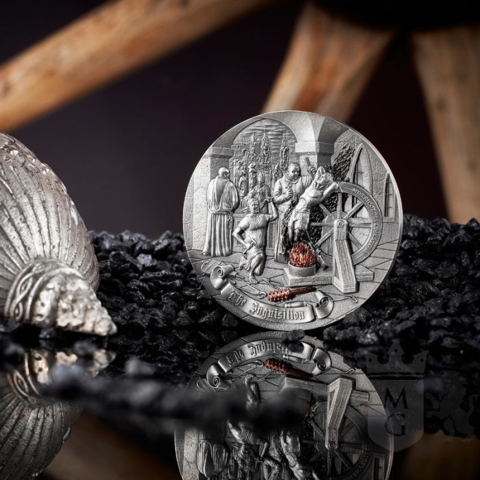 【Somireyu様用】LIVING SACRIFICE / Conceived Silver Coin Mistakes of Humanity - Inquisition 2023, 2 oz.