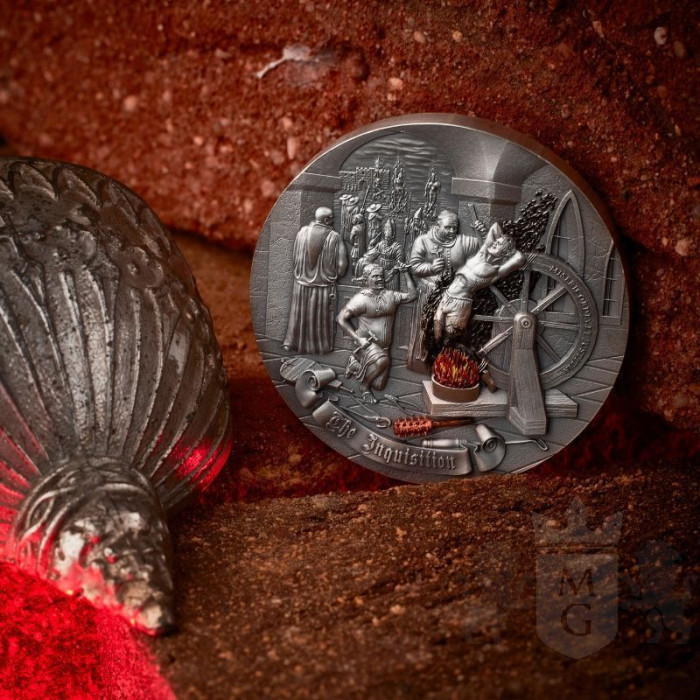 【Somireyu様用】LIVING SACRIFICE / Conceived Silver Coin Mistakes of Humanity - Inquisition 2023, 2 oz.