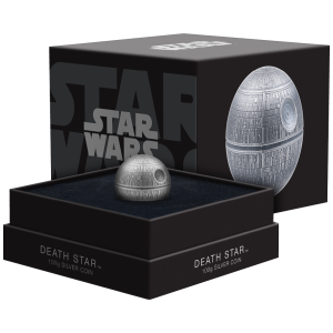 Star Wars: Death Star 2024 Silver Coin, 100 grams - box 1