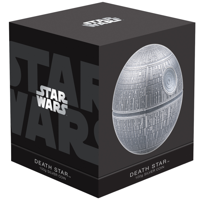 Star Wars: Death Star 2024 Silver Coin, 100 grams - box 2