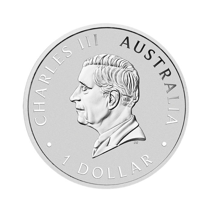 Srebrna Moneta Australian Wedge-Tailed Eagle 2024, 1 uncja - awers