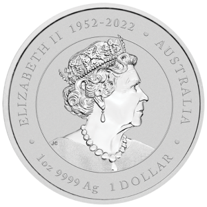 Silver Lunar III Year of the Dragon 2024 Coin, 1 oz (color)
