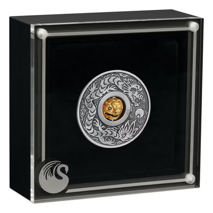Silber Lunar III Münze: Jahr des Drachen 2024 Charme, 1 oz - Box 1 Silber Lunar III Münze: Jahr des Drachen 2024 Charme, 1 oz - Box 1