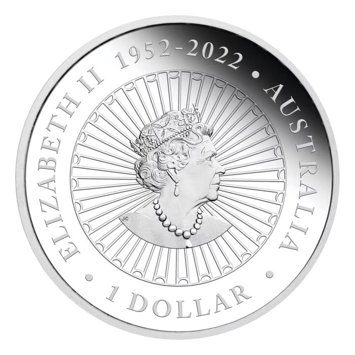 Srebrna Moneta Lunar Opal Jahr des Drachen 2024, 1 uncja - awers Srebrna Moneta Lunar Opal Jahr des Drachen 2024, 1 uncja - awers