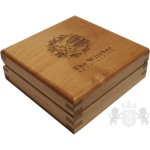 Srebrna Moneta Wiedźmin: Ostatnie Życzenie 2019, 2 uncje - box2 Srebrna Moneta Wiedźmin: Ostatnie Życzenie 2019, 2 uncje - box2