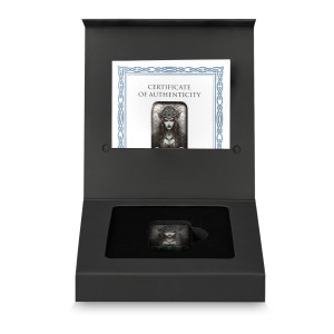 Srebrna Sztabka Germania Mint: Goddesses: Sigyn, 2 uncje - box 2