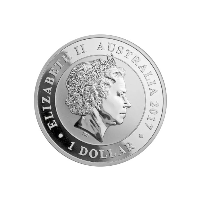 2017 Australian Swan Silver Coin, 1 oz - obverse