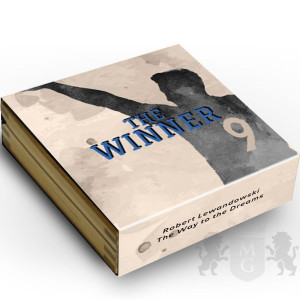 Robert Lewandowski Silver Coin: Winner 2023, 2 oz - box Robert Lewandowski Silver Coin: Winner 2023, 2 oz - box