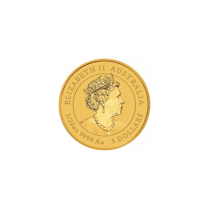 Goldmünze Lunar III Jahr des Ochsen 2021, 1/20 oz - Vorderseite