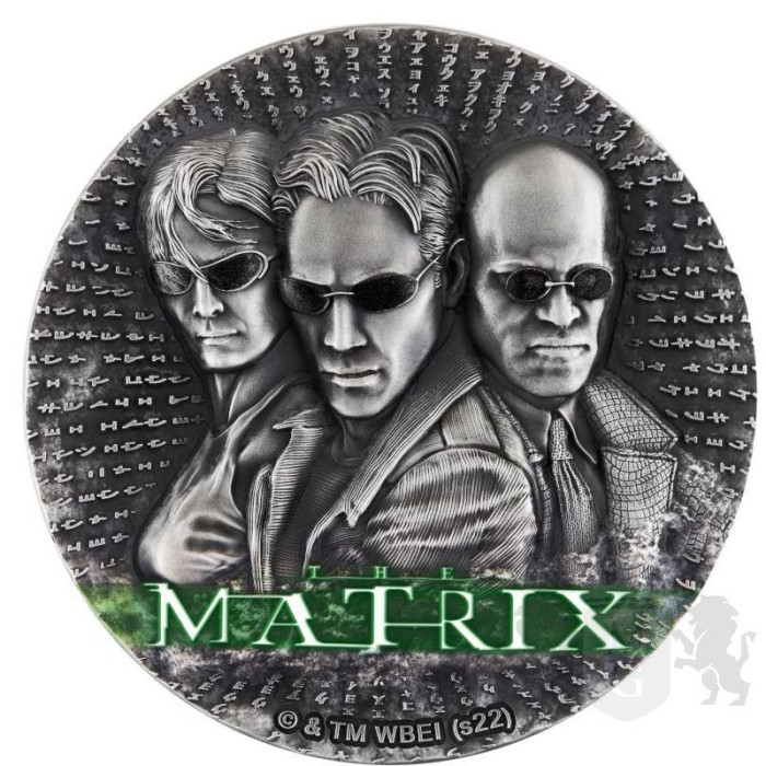 Silber Matrix 2022 Münze, 2 Unzen - Rückseite
