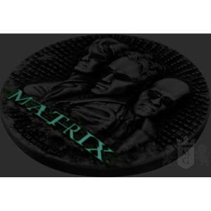 Matrix 2022 Silbermünze, 2 Unzen - glühend