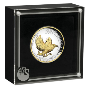 Australischer Kookaburra 2024 Proof High Relief Silbermünze, 2 oz - Box 1 Australischer Kookaburra 2024 Proof High Relief Silbermünze, 2 oz - Box 1
