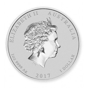 Silber Drache & Phönix Münze 2017, 1 oz.
