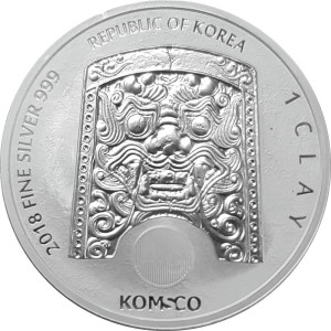 ZI:SIN Canis Silver Medal 2018, 1 ounce - reverse side