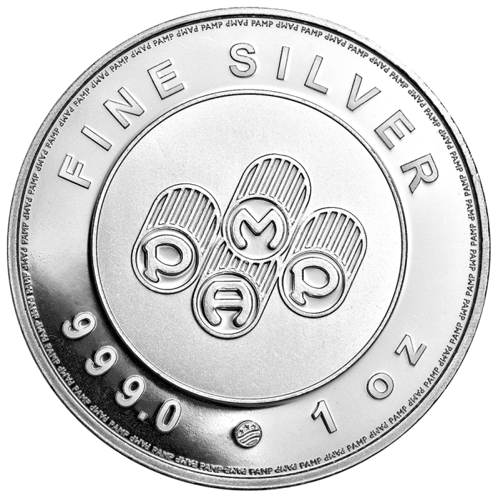 Srebrny Medal American Buffalo Round PAMP 2024, 1 uncja awers Srebrny Medal American Buffalo Round PAMP 2024, 1 uncja awers