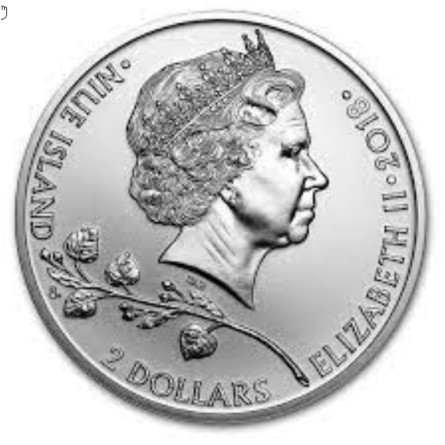 Czech Lion 2018 Silver Coin, 1 oz - reverse side