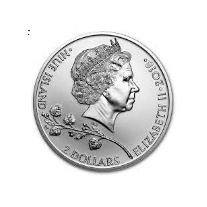 Srebrna Moneta Czech Lion 2018, 1 uncja - awers