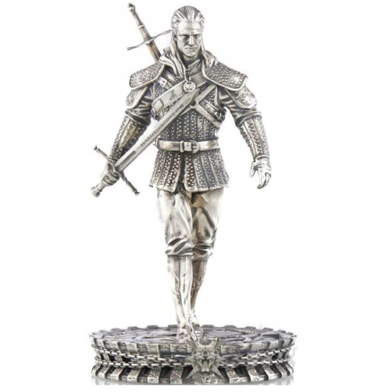 Silber Geralt Witcher 2021 Figur Münze, 5 oz - Vorderseite Silber Geralt Witcher 2021 Figur Münze, 5 oz - Vorderseite
