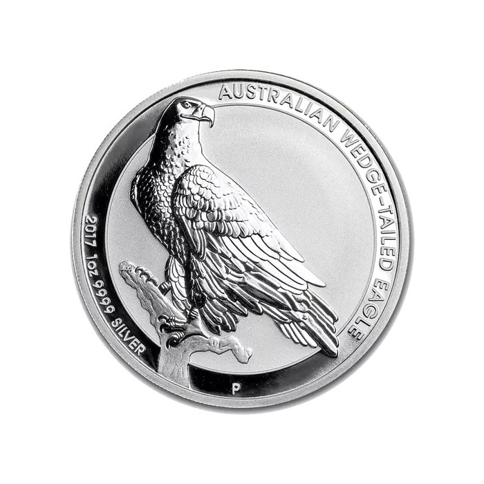 Srebrna Moneta Australischer Keilschwanzadler 2017, 1 uncja - rewers