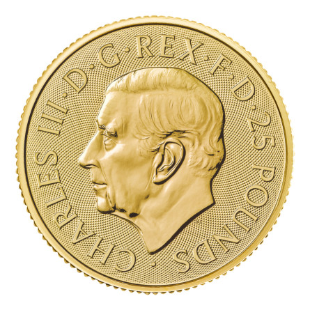 Złota Moneta The Tudor Beasts: The Welsh Dragon 2024, 1/4 uncji - rewers