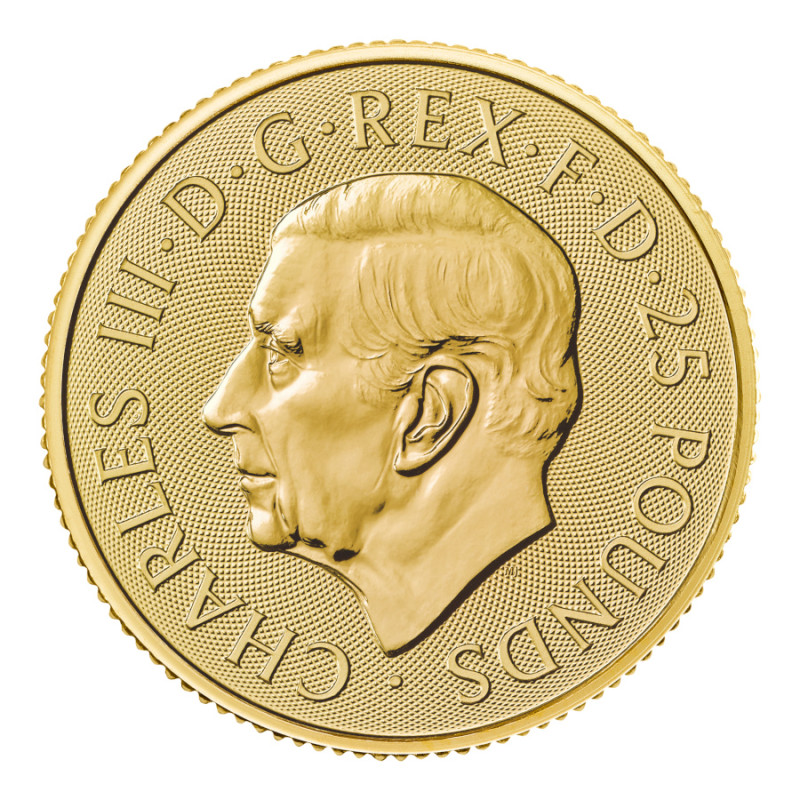 The Tudor Beasts: The Welsh Dragon 2024 Gold Coin, 1/4 ounce