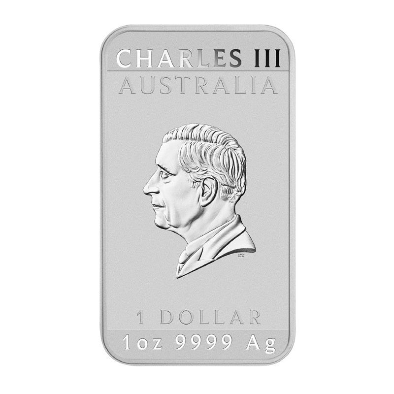 Rectangular Dragon 2024, 1 oz Silver Coin Bar