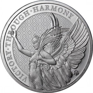 Die Tugenden der Königin: Sieg 2021, 1oz - Rückseite