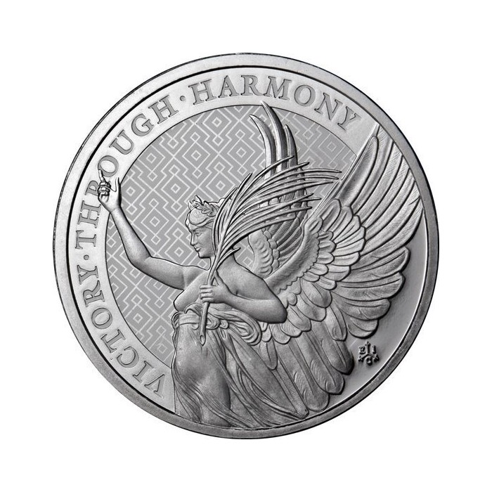 Queen's Virtues: Victory 2021, 1oz - reverse side