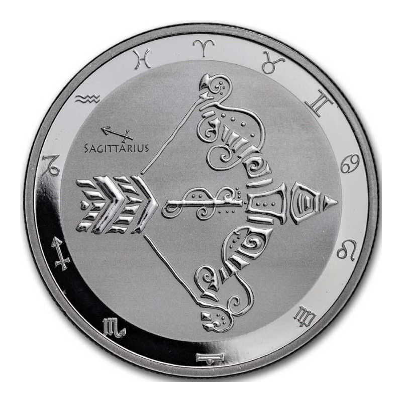 Zodiac Signs Rounds Zodiac silver rounds - Zodiacstock.com