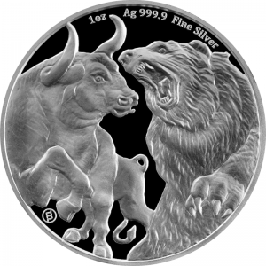 Bull & Bear 2022, 1 oz - reverse side
