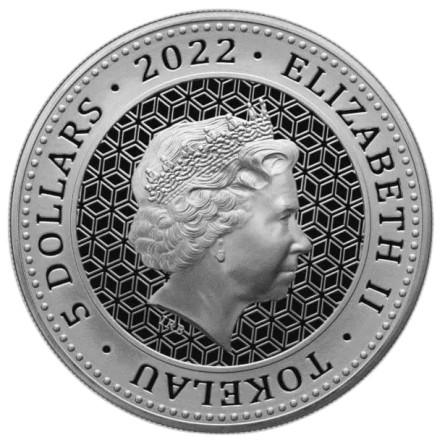 Bull & Bear 2022, 1 oz - reverse side