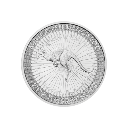 2022 Australian Kangaroo Silver Coin, 1 oz.