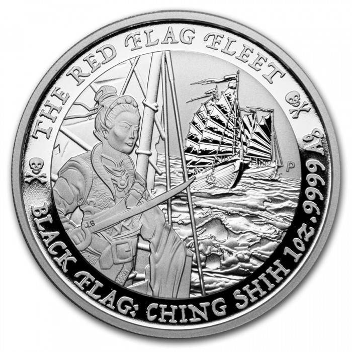 Black Flag: Die Rote Flagge Flotte 2021, 1oz - rewers