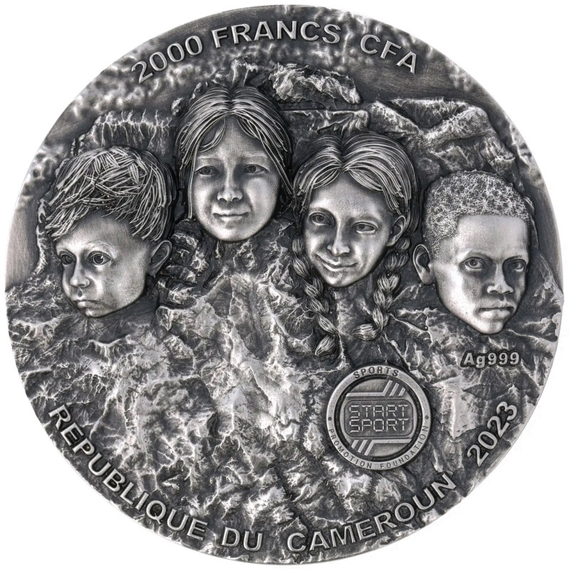 Srebrna Moneta Rebel Time: Capoeira 2023, 2 uncje - awers Srebrna Moneta Rebel Time: Capoeira 2023, 2 uncje - awers