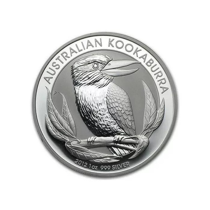 2012 Australian Kookaburra Silver Coin - reverse side