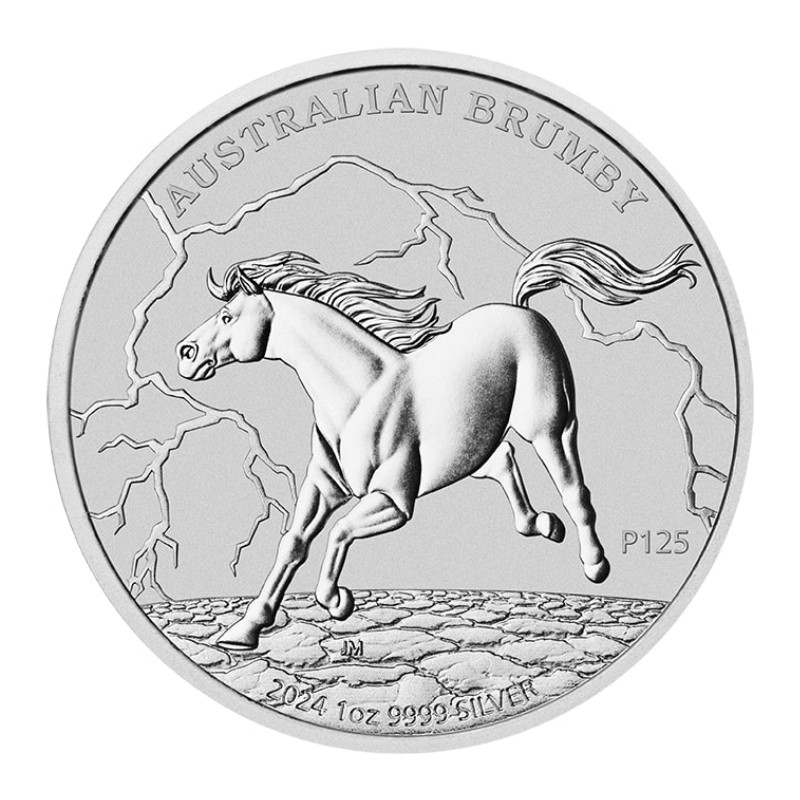 Australian Brumby 2024 Silver Coin, 1 oz.