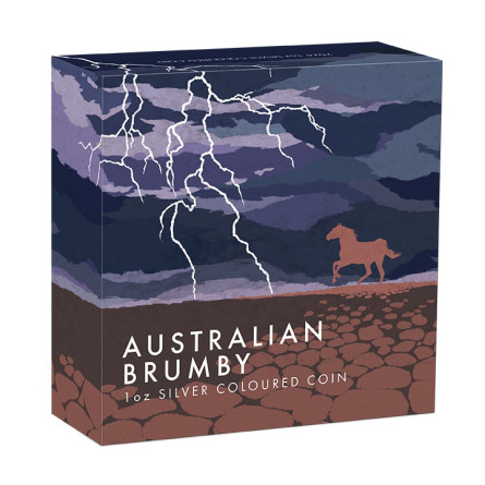 Australian Brumby 2024 Silver Coin, 1 oz COLOR - printed box Australian Brumby 2024 Silver Coin, 1 oz COLOR - printed box