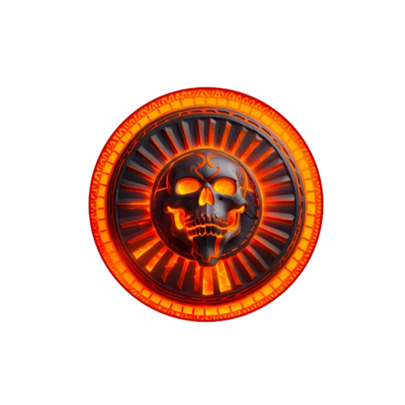 Srebrny Medaille Aztekischer Gott des Todes Farbe, 1 uncja - awers Srebrny Medaille Aztekischer Gott des Todes Farbe, 1 uncja - awers