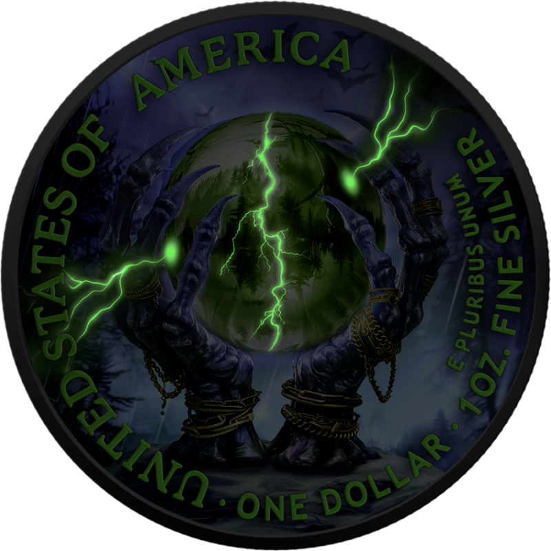 Witch Spell, 1 oz - obverse glow